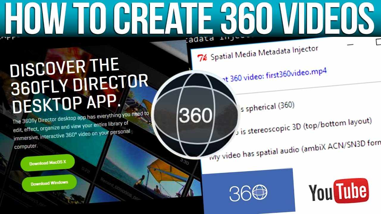 CREATE 360 DEGREE VIDEOS for Youtube & Facebook with Sony Vegas and 360 Director.