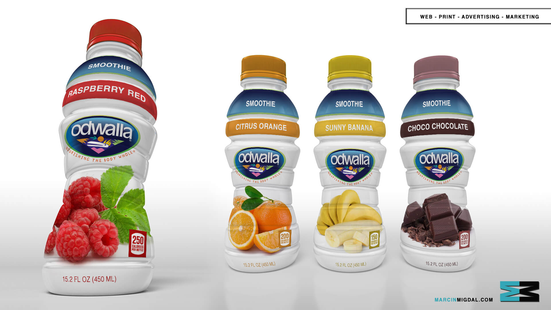  Odwalla - Beverage Packaging Design by Marcin Migdal 