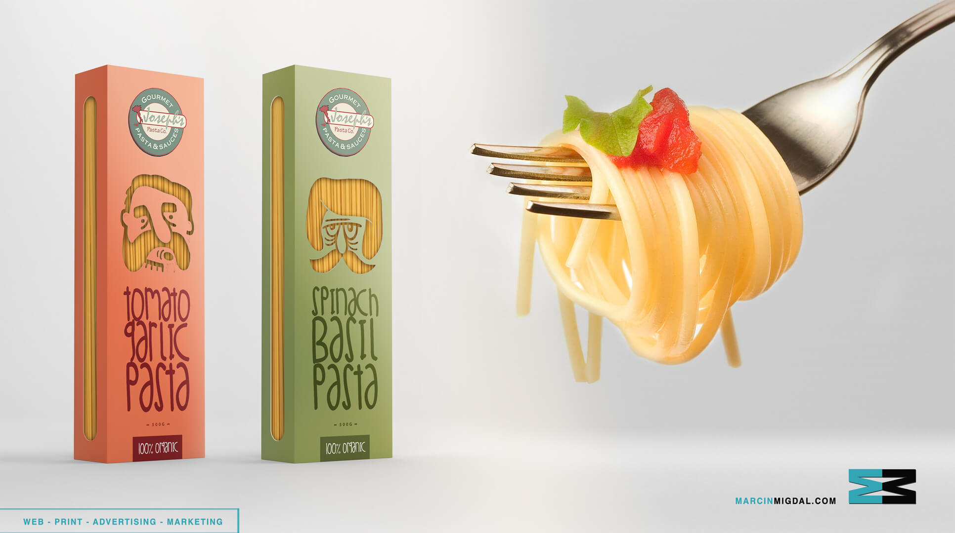 Pasta Boxes Concept by Marcin Migdal