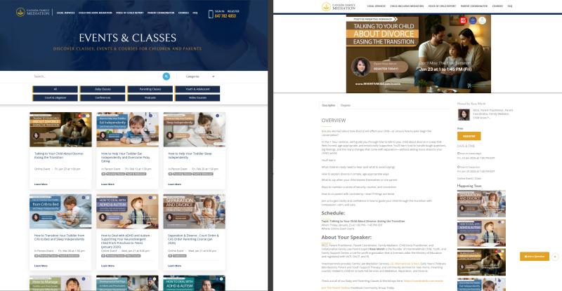 Course marketplace experience